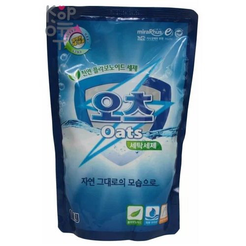 Oats Powder Detergent - Гипоаллергенный экологически чистый стиральный порошок 1кг.