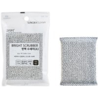 SB CLEAN&CLEAR - Губка для мытья посуды №042 Bright - S 13см*9см*1,5см., мягкая