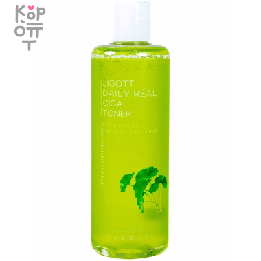 Jigott Daily Real Cica Toner - Успокаивающий тонер с экстрактом центеллы азиатской 300мл. — Корейские товары для всей семьи(КорОпт)