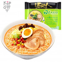 Лапша быстрого приготовления Uni-Tang Pork Bone Noodle, в стиле японского рамена Тонкоцу, 125гр.