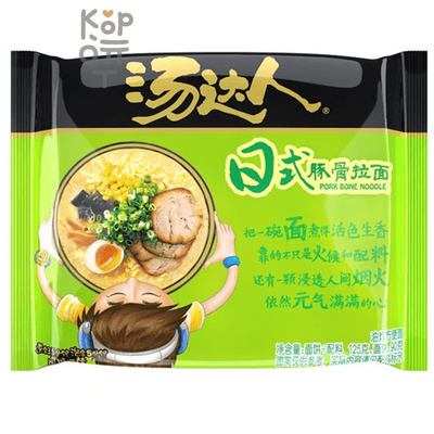 Лапша быстрого приготовления Uni-Tang Pork Bone Noodle, в стиле японского рамена Тонкоцу, 125гр.