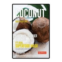 Dermal — It's Real Superfood Mask — Blueberry / Honey / Coconut / Avocado / Kefir — Тканевая маска для лица с голубикой / мёдом / кокосом / авокадо / кефиром, 25 г