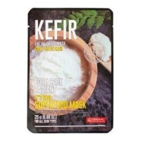 Dermal — It's Real Superfood Mask — Blueberry / Honey / Coconut / Avocado / Kefir — Тканевая маска для лица с голубикой / мёдом / кокосом / авокадо / кефиром, 25 г