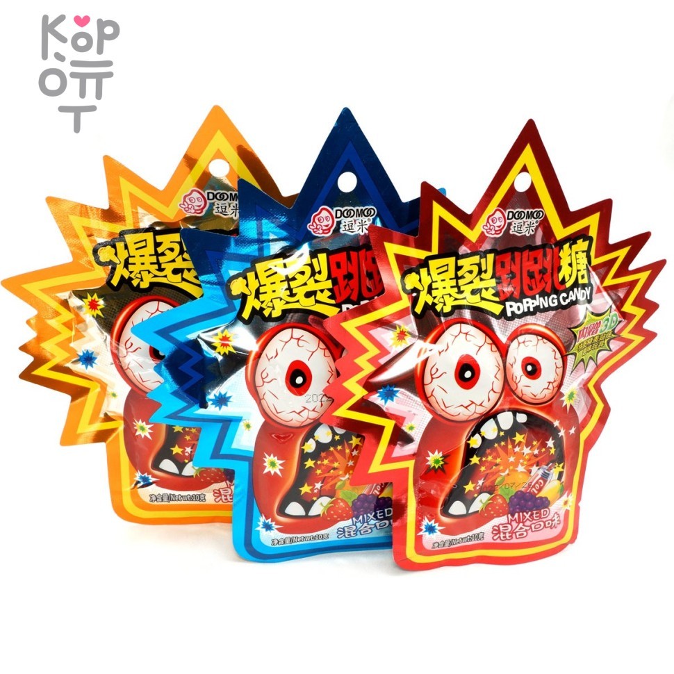 Шипучка-взрывашка DooMoo на ленте с фруктовым вкусом, купить с доставкой на дом фото 1 — Корейские товары для всей семьи(КорОпт)