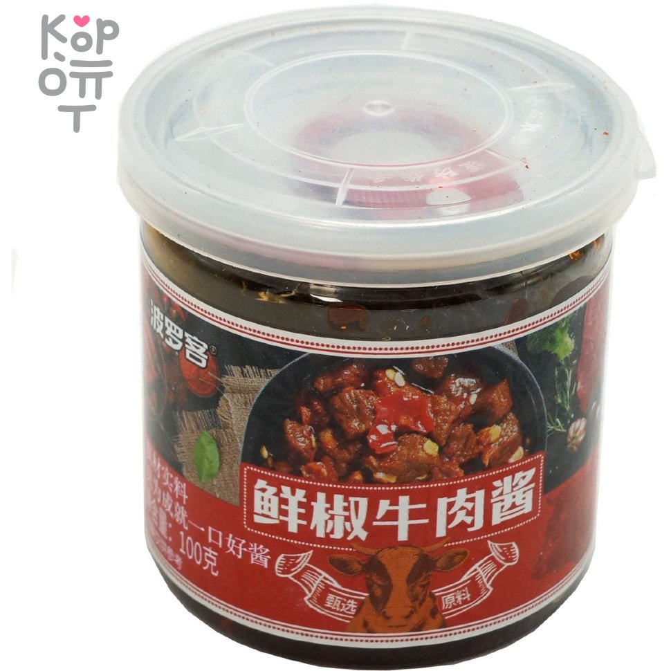 Shandong Beef Sauce - Пряный соус для говядины со свежим перцем, 100гр. по  цене 125 руб. в интернет магазине Корейские товары для всей семьи(КорОпт)