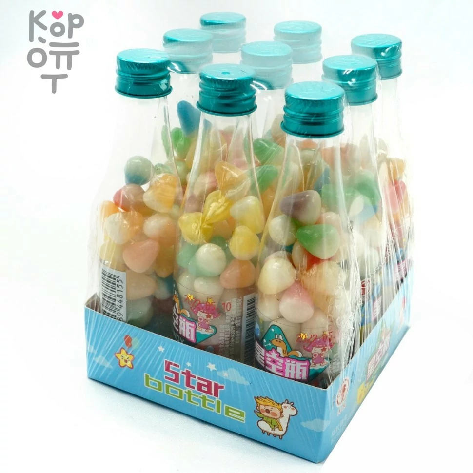 Жевательные конфеты Star Bottle - Звездная бутылка, купить с доставкой на дом фото 1 — Корейские товары для всей семьи(КорОпт)