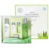 JIGOTT ALOE AQUA BALANCE SKIN CARE SET 3 Набор для лица 3 предмета + 2 мини-версии с алоэ (тонер, эмульсия, крем) фото 3 — Корейские товары для всей семьи(КорОпт)