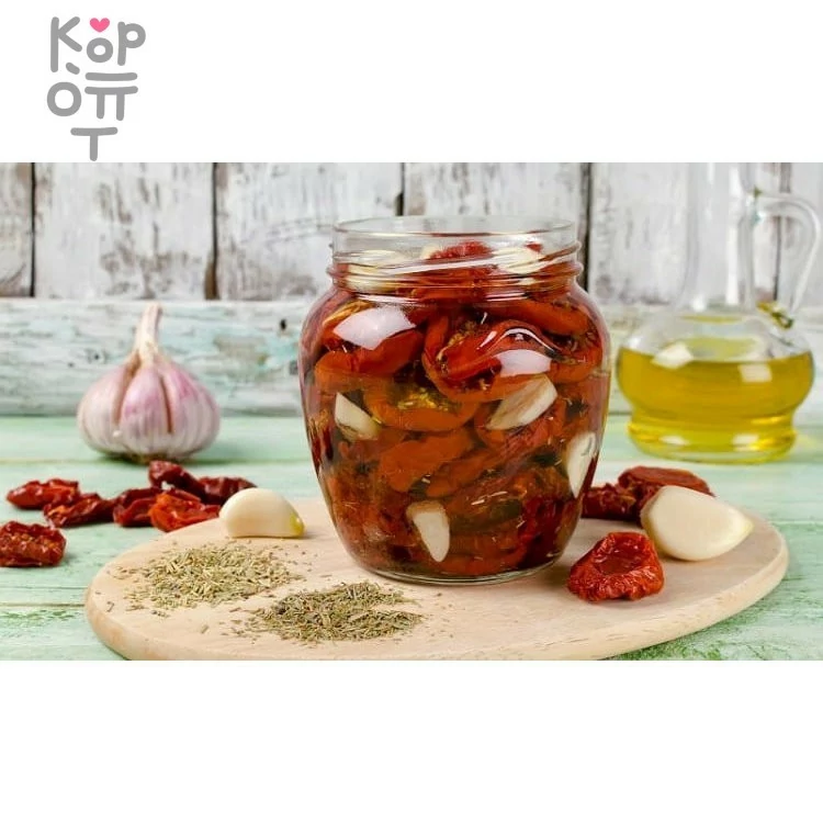 Томаты сушеные в масле 0,98 л/0,95 кг/ 0,39 кг., купить с доставкой на дом фото 1 — Корейские товары для всей семьи(КорОпт)