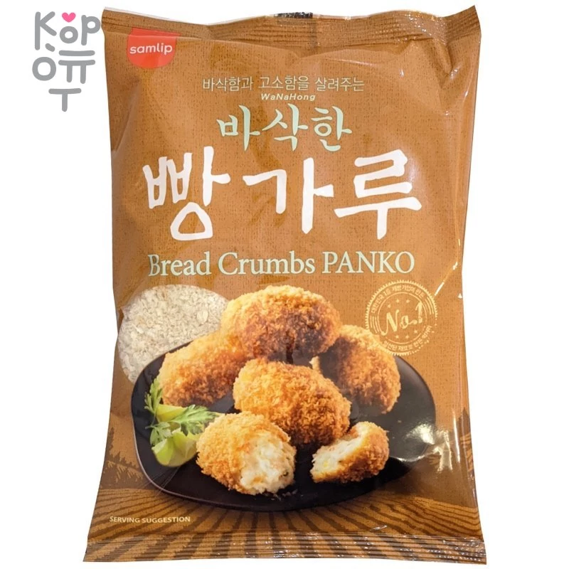 Samlip Bread Crumbs Panko - Сухари панировочные  , купить с доставкой на дом фото 1 — Корейские товары для всей семьи(КорОпт)