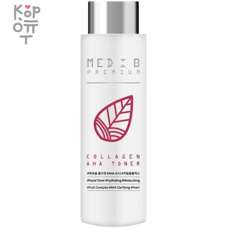 Med B Premium Toner Collagen AHA — Премиум тонер для лица с коллагеном АНА 200мл., купить с доставкой на дом фото 1 — Корейские товары для всей семьи(КорОпт)