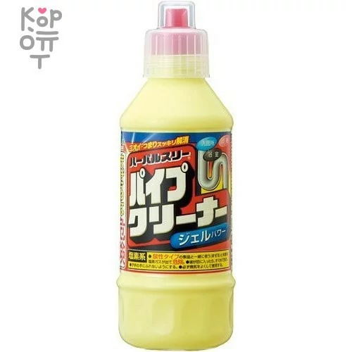 Mitsuei Herbal Three Pipe Cleaner Мощный гель удаляет слизь и запах из водосточных труб в ванных комнатах, туалетах и ​​кухнях — Корейские товары для всей семьи(КорОпт)