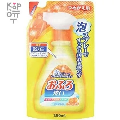 Nihon Detergent Чистящая спрей-пена для ванны с антибактериальным эффектом и апельсиновым маслом — Корейские товары для всей семьи(КорОпт)