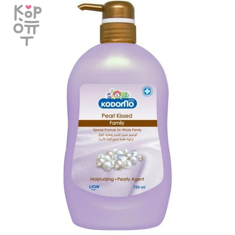 LION Kodomo Family Shower Cream - Крем-гель для душа для всей семьи 750мл. — Корейские товары для всей семьи(КорОпт)