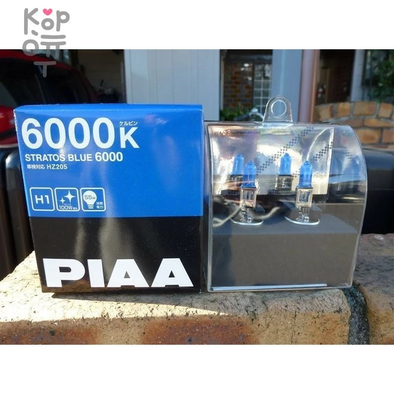 PIAA BULB STRATOS BLUE 6000K - Галогенные лампы головного света, купить с доставкой на дом фото 1 — Корейские товары для всей семьи(КорОпт)
