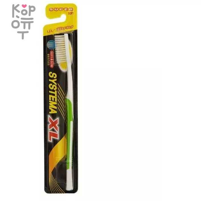 LION Systema Super Soft - Зубная щетка Супер Софт - Сверх мягкая щетина — Корейские товары для всей семьи(КорОпт)