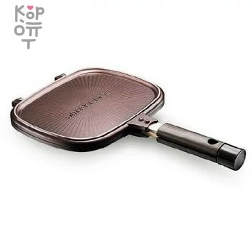 Двойная сковорода (плоская) HappyCall Plasma Titanium Flat Pan, купить с доставкой на дом фото 1 — Корейские товары для всей семьи(КорОпт)