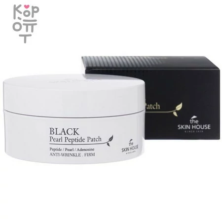 The Skin House Black Pearl Peptide Patch - Укрепляющие патчи для глаз с пептидами и экстрактом жемчуга 90г / 60 шт. — 