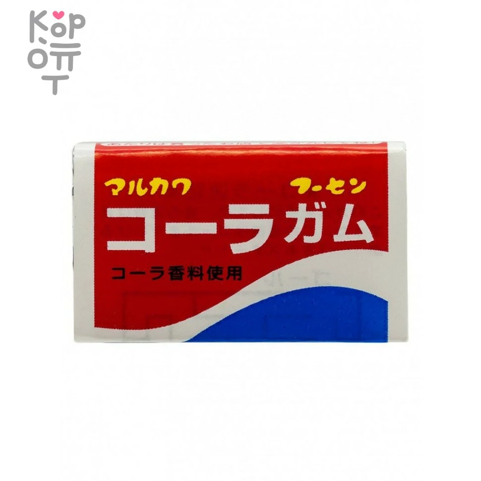 Marukawa Coke cousen gum - Жевательная резинка со вкусом холодящей Колы, 5,5гр., купить с доставкой на дом фото 1 — Корейские товары для всей семьи(КорОпт)