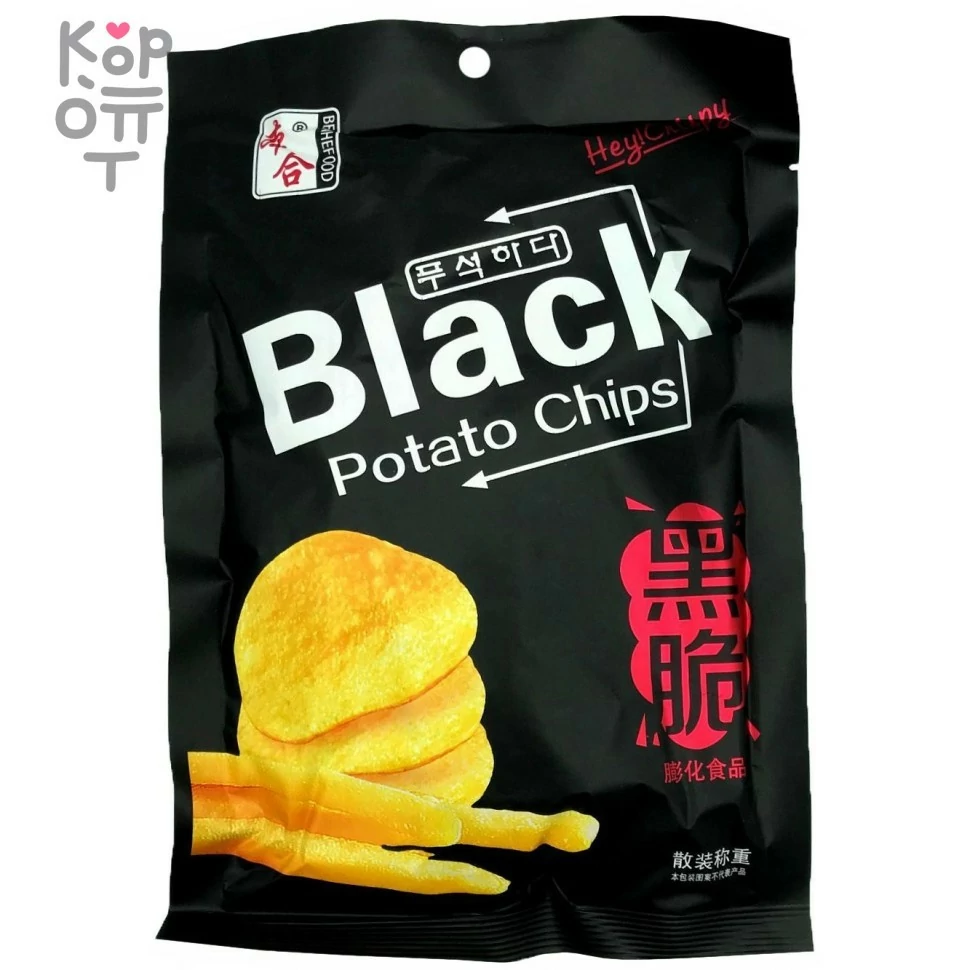 Чипсы Benhefood Black Potato, 14гр., купить с доставкой на дом фото 1 — Корейские товары для всей семьи(КорОпт)