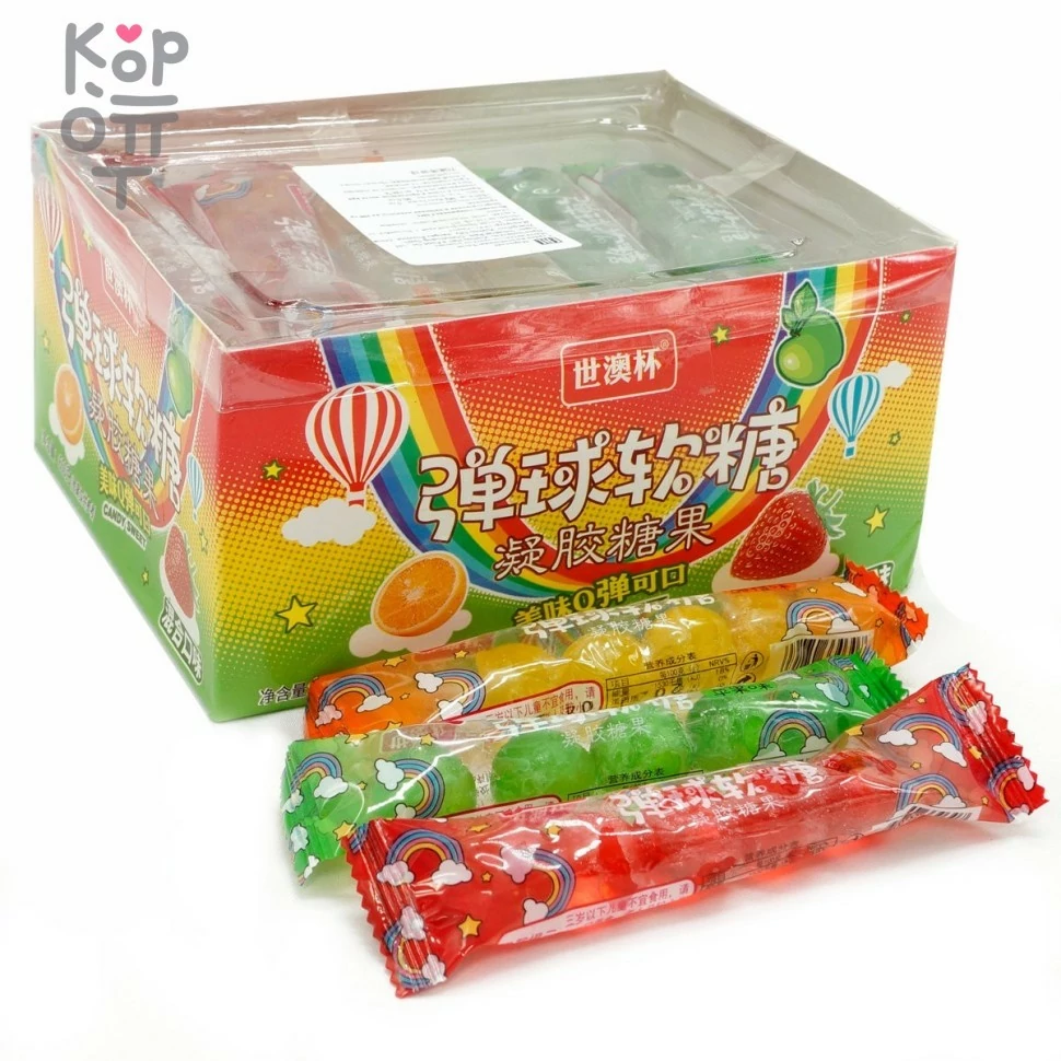 Мармелад Candy Sweet Rainbow Фруктовое ассорти, купить с доставкой на дом фото 1 — Корейские товары для всей семьи(КорОпт)