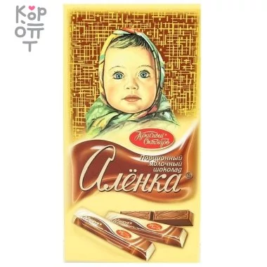 Шоколад Аленка в стиках, Красный Октябрь, 100гр. &mdash; Корейские товары для всей семьи(КорОпт)