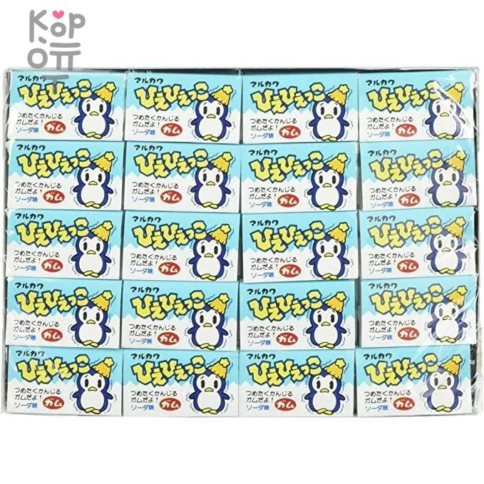 Marukawa Hiehiekko Fusen gum - Жевательная резинка со вкусом холодящей содовой, 5,5гр. — Корейские товары для всей семьи(КорОпт)