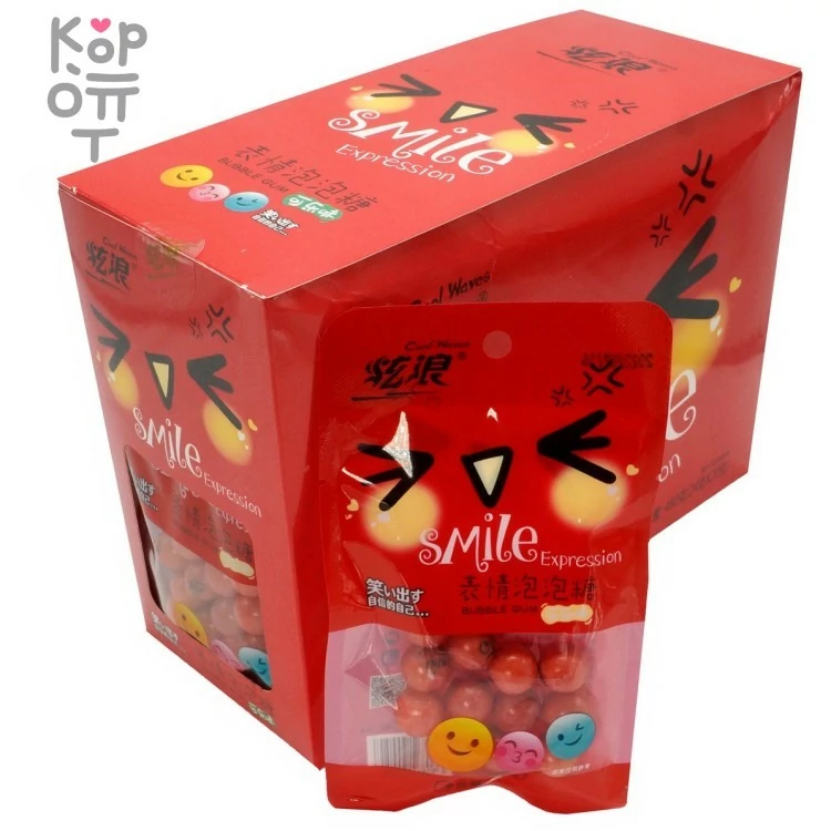 Жевательная резинка Smile Epression со вкусом Колы — Корейские товары для всей семьи(КорОпт)