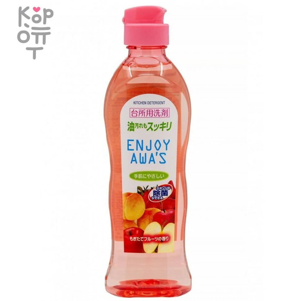 ROCKET SOAP Enjoy Awas - Жидкость для мытья посуды с Фруктовым ароматом, 250мл., купить с доставкой на дом фото 1 — Корейские товары для всей семьи(КорОпт)
