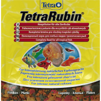 TetraRubin корм в хлопьях для улучшения окраса всех видов рыб 12гр. (sachet)