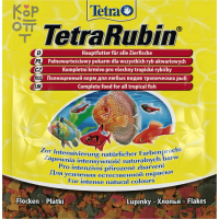 TetraRubin корм в хлопьях для улучшения окраса всех видов рыб 12 г (sachet)
