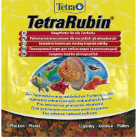 TetraRubin корм в хлопьях для улучшения окраса всех видов рыб 12гр. (sachet)