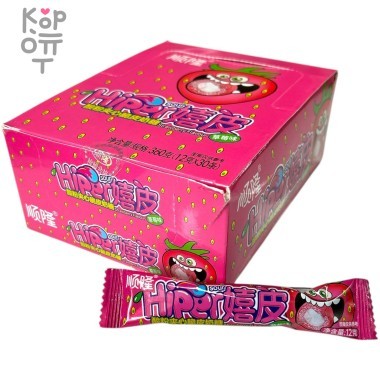 Кислая леденцовая карамель Hiper Sour Candy - Жутко кислые конфеты со вкусом Клубники &mdash; Корейские товары для всей семьи(КорОпт)