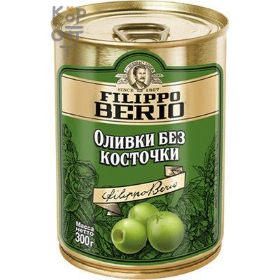 Filippo Berio Olive Verdi Big - Оливки без косточки 300 г