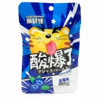 Кислая карамель Happy&Good Sour Candy - со вкусом Голубики