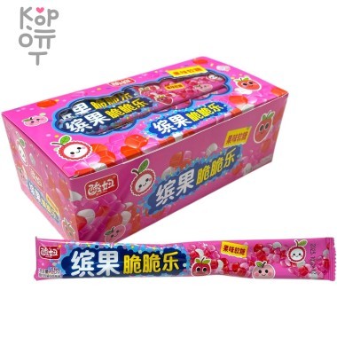 Жевательная конфета тянучка Suan с витамином С, со вкусом и соком фруктов, розовая — Корейские товары для всей семьи(КорОпт)