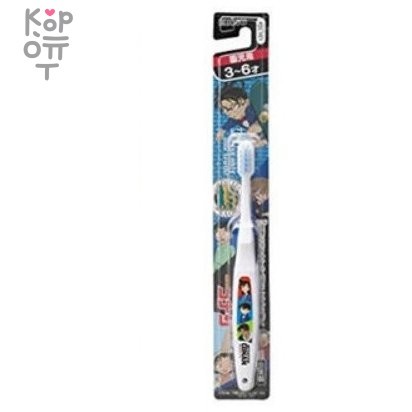 Ebisu Детская зубная щетка "Аниме" с компактной головкой для самостоятельной чистки зубов (от 3 до 6 лет), купить с доставкой на дом фото 1 — Корейские товары для всей семьи(КорОпт)