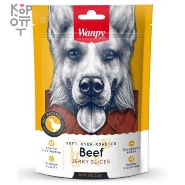 Wanpy Dog соломка из вяленой говядины 100 г — Корейские товары для всей семьи(КорОпт)
