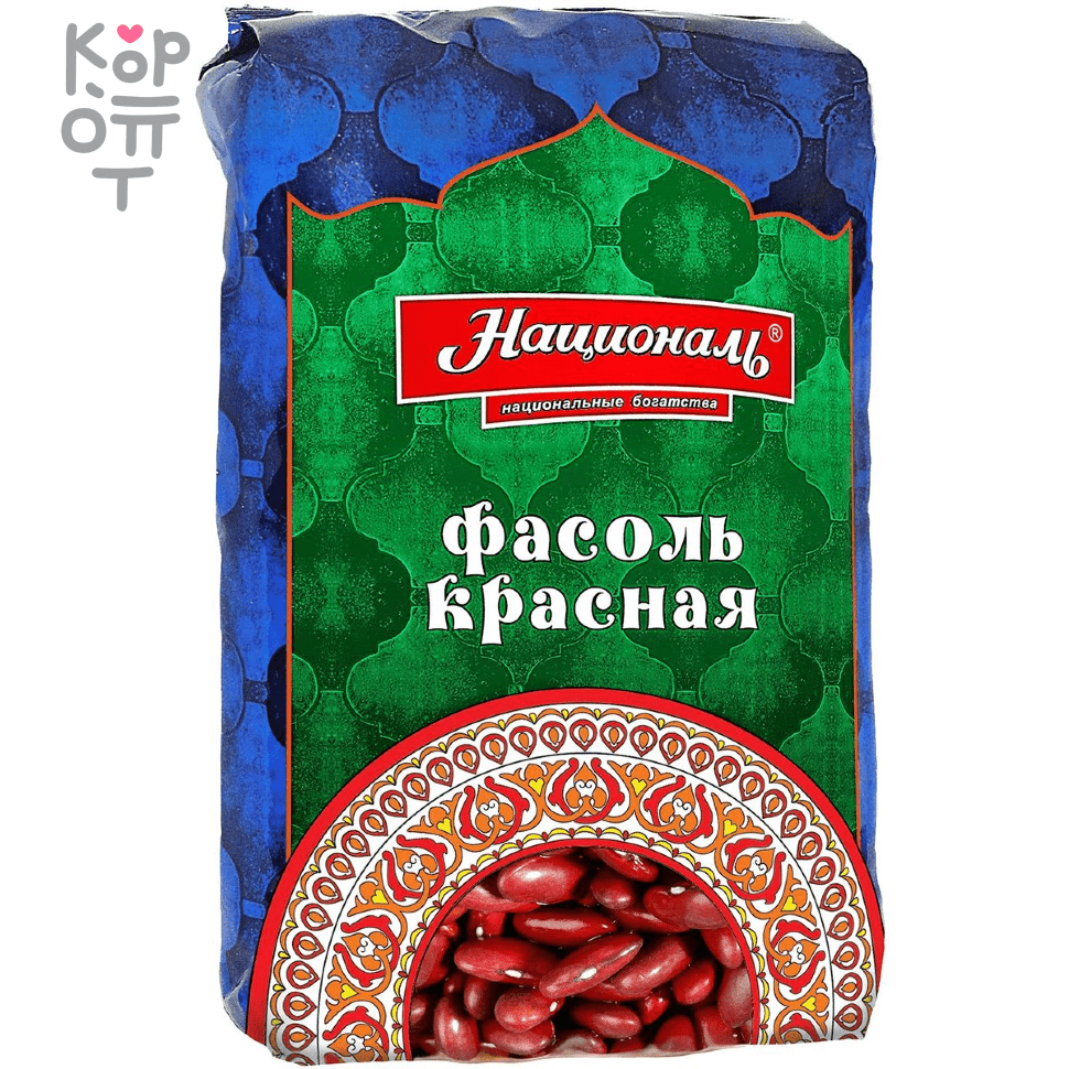 Фасоль красная Националь, 450гр. по цене 237 руб. в интернет магазине  Корейские товары для всей семьи(КорОпт)