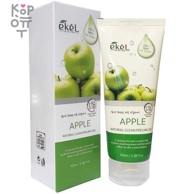Ekel Natural Clean Peeling Gel Apple - Пилинг с экстрактом яблока 100мл. — Корейские товары для всей семьи(КорОпт)