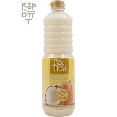 Кокосовое масло 100% рафинированное, Roi Thai, бутылка, 1л.