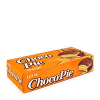 Lotte Choco pie - Бисквитное пирожное в шоколадной глазури Чокопай, 28гр.*6шт.