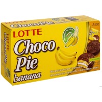 Lotte Choco pie - Бисквитное пирожное в шоколадной глазури Чокопай, 28гр.*6шт.