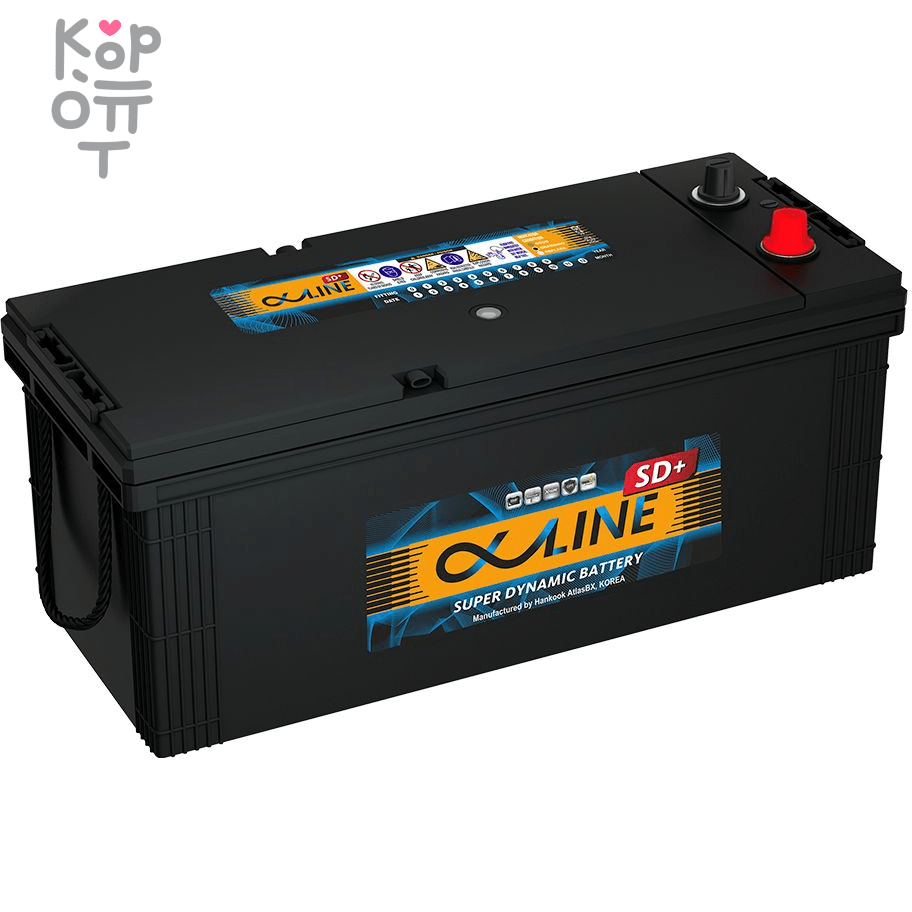 Аккумулятор ALPHALINE SHD 225 (72512, C), 225A, TRUCK, купить с доставкой на дом фото 1 — Корейские товары для всей семьи(КорОпт)