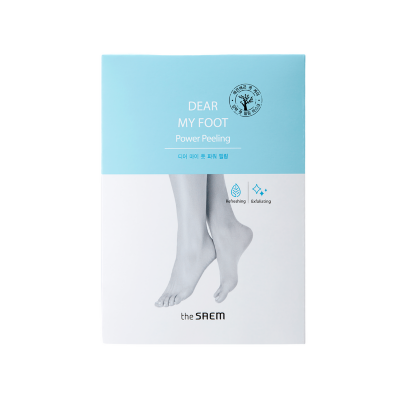 The Saem Dear My Foot Power Peeling — Отшелушивающая маска-носочки для ног, 50 миллилитров