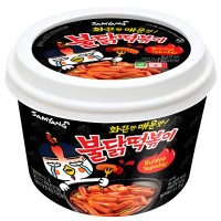 Samyang  Острые рисовые клецки - Топокки со вкусом острой Курицы Бульдак, 185гр.