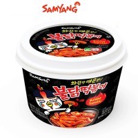 Samyang  Острые рисовые клецки - Топокки со вкусом острой Курицы Бульдак, 185гр.