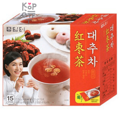 DAMTUH Jujube Tea Plus Чай Мармелад плюс, 15 г × 15 саше