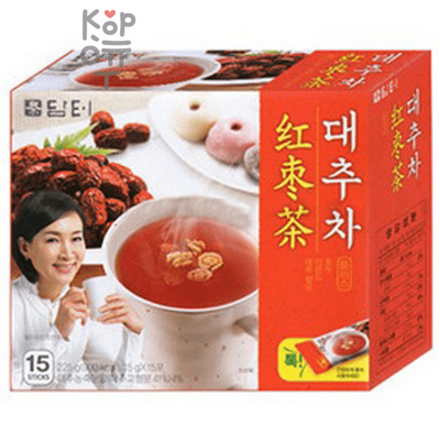 DAMTUH Jujube Tea Plus Чай Мармелад плюс, 15 г × 15 саше