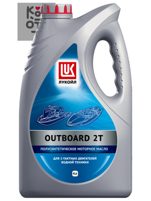 LUKOIL OUTBOARD 2Т NMMA TC-W3 — Масло моторное, 1 л