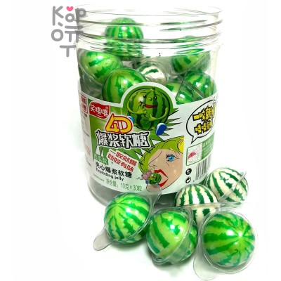 Мармеладки 4D Popping Soft Candy Арбуз со вкусом Арбуза